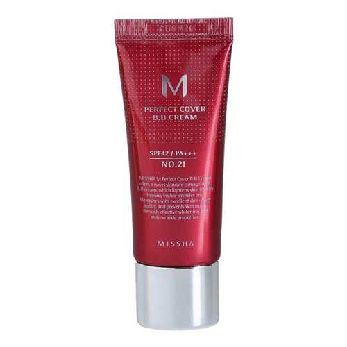 BB средство Missha M Perfect Cover Cream 21 Светлый бежевый 20 мл