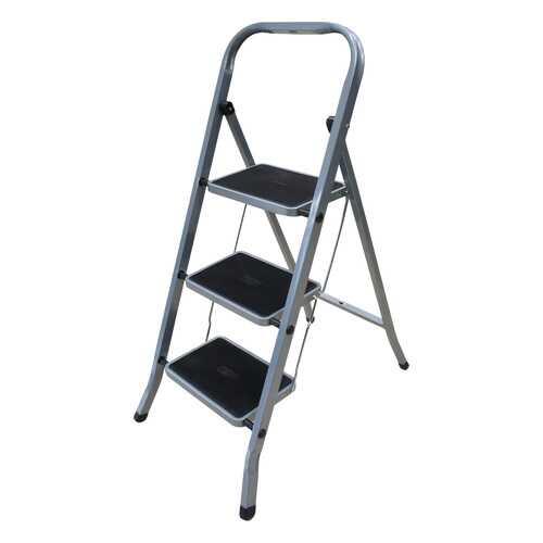 Стремянка стальная Zalger 511-3, 3 широкие ступени с ковриком