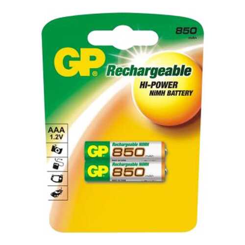Аккумуляторная батарея GP Batteries 85АААНС-2CR2 2 шт