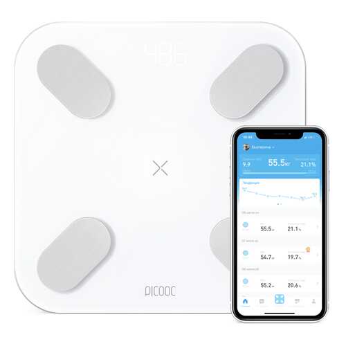 Весы напольные Picooc Big Pro White