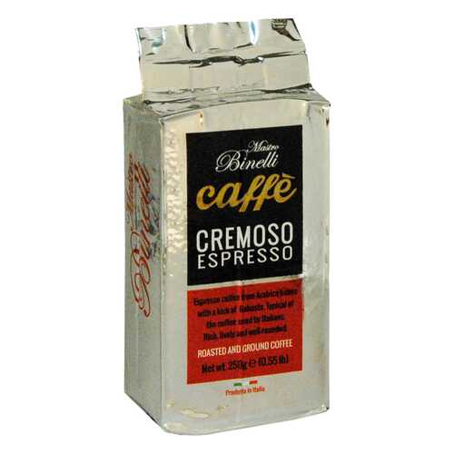 Кофе Mastro Binelli Сremoso Espresso молотый 250 г