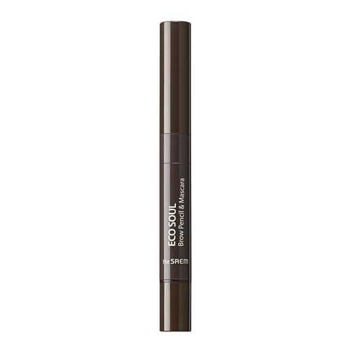 Карандаш для бровей The Saem Eco Soul Brow Pencil & Mascara 03 Dark Brown 2,7 г