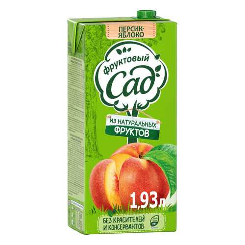 Нектар Фруктовый Сад яблоко-персик 1.93 л
