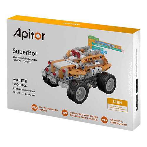 Умный робот конструктор Apitor SuperBot