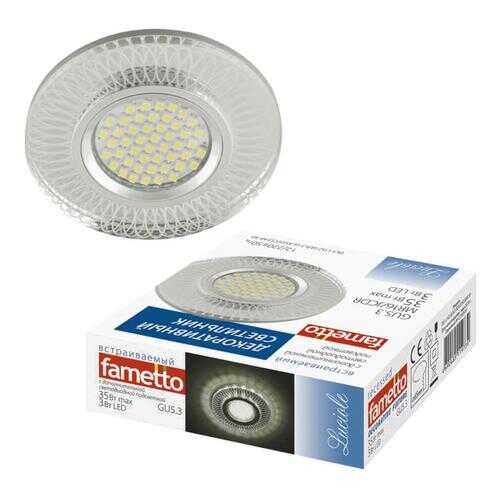 Встраиваемый светильник Fametto Luciole DLS-L152 GU5.3 GLASSY/CLEAR 3D