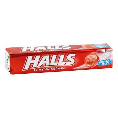 Карамель леденцовая Halls со вкусом клубники 25 г