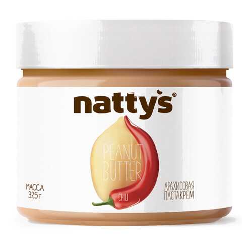 Паста Nattys Chili арахисовая с перцем чили и морской солью