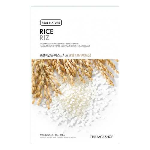 Маска для лица The Face Shop Real Nature Rice Face Mask 20 г