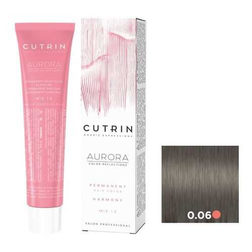 Крем-краска AURORA PERMANENT HARMONY CUTRIN 0.06 платиновый жемчуг 60 мл