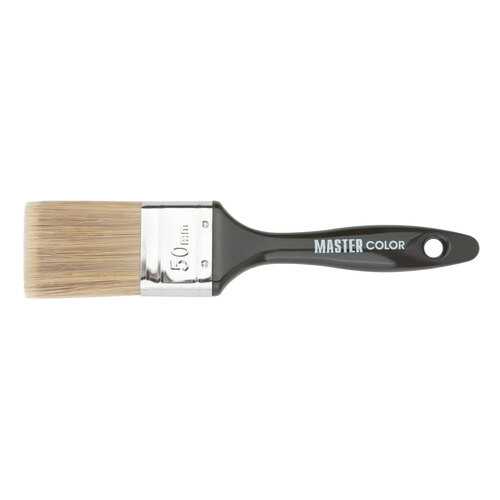 Кисть флейцевая Wood Master, микс из 3-х видов щетины/филамента, 50х18х64 мм