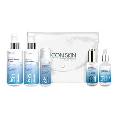 Набор по уходу за лицом ICON SKIN для удаления акне средней степени