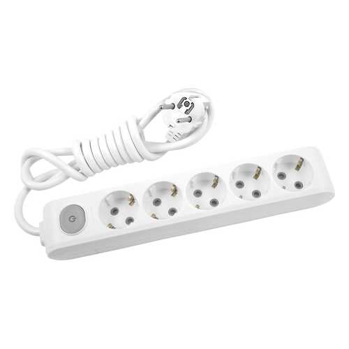 Удлинитель Panasonic X-TENDIA WLTA04552WH-RU, 5 розеток, 5 м, White