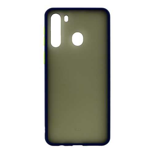Чехол Zibelino Plastic Matte для Samsung Galaxy A21 (A215) Blue
