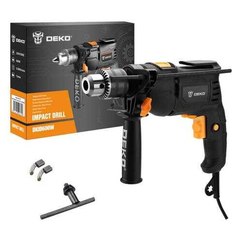 Дрель ударная сетевая DEKO DKID600W 063-4154