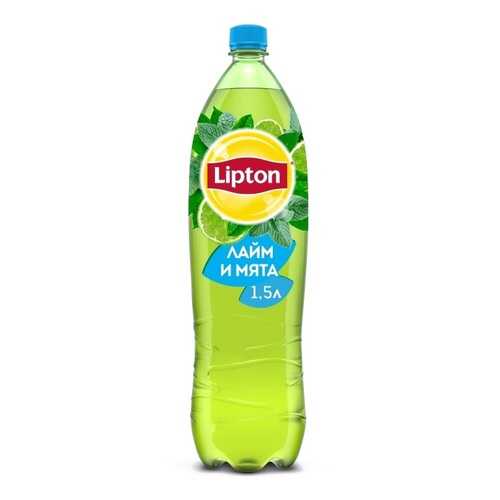 Чай зеленый Lipton лайм и мята 1.5 л
