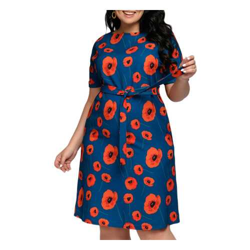 Платье женское D&M by 1001DRESS 0112001-01995TR зеленое XS