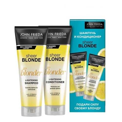 Набор John Frieda Sheer Blonde Шампунь Go Blonder 250мл + Кондиционер Go Blonder 250мл