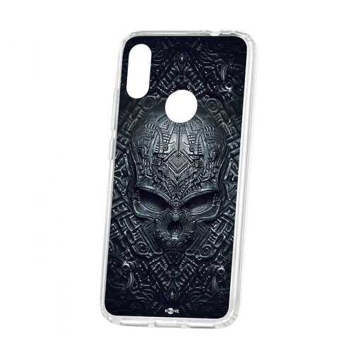 Чехол Kruche Xiaomi Redmi Note 7 Print Череп техно