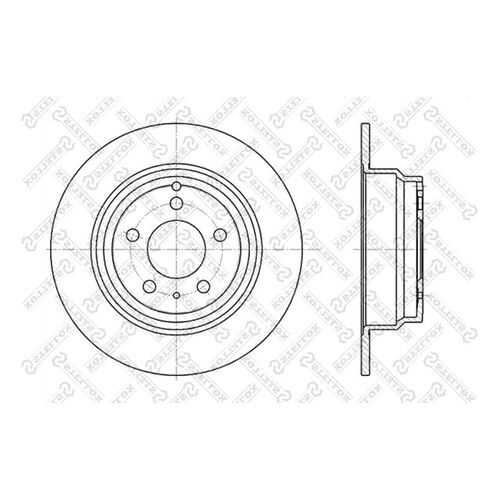 Тормозной диск Stellox 6020-4833-SX