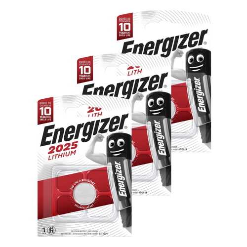 Батарейка Energizer Lithium CR2025 1шт (3 упаковки)