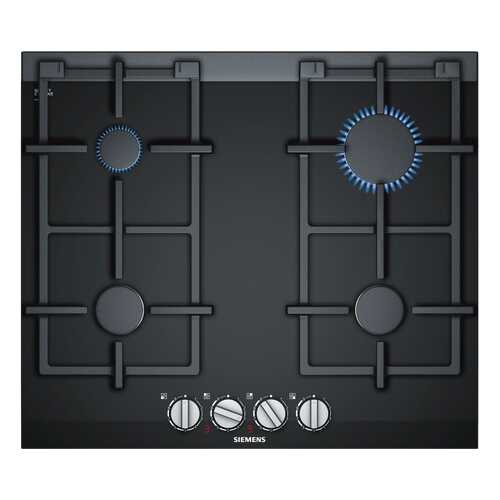 Встраиваемая варочная панель газовая Siemens ER6A6PD70R Black