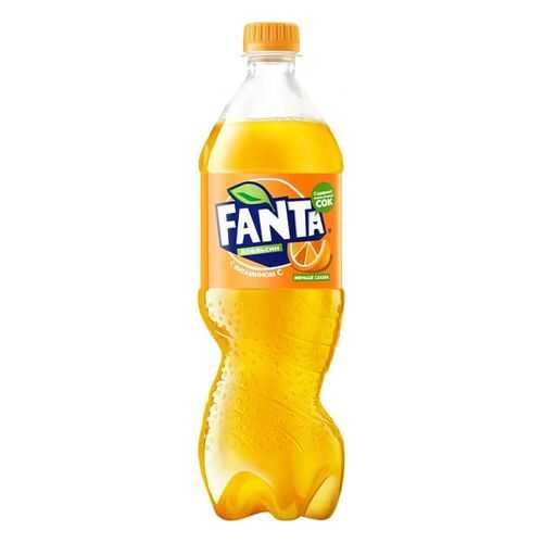 Напиток безалкогольный сильногазированный Fanta апельсин с витамином С пластик 0.9 л