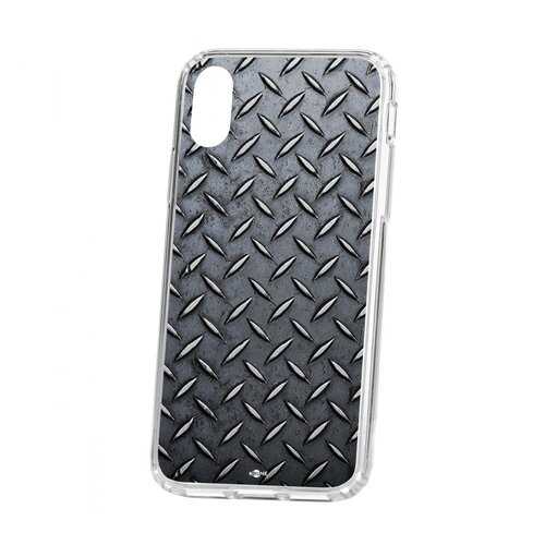 Чехол Kruche Apple iPhone X Print Сталь