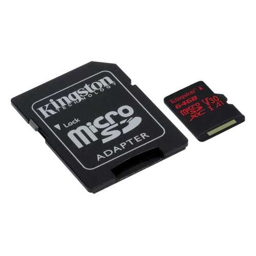 Карта памяти Kingston SDXC Canvas React SDCR 64GB