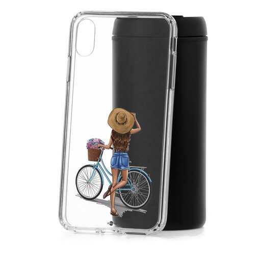 Чехол Apple iPhone XS Max Kruche Print Велосипедная прогулка