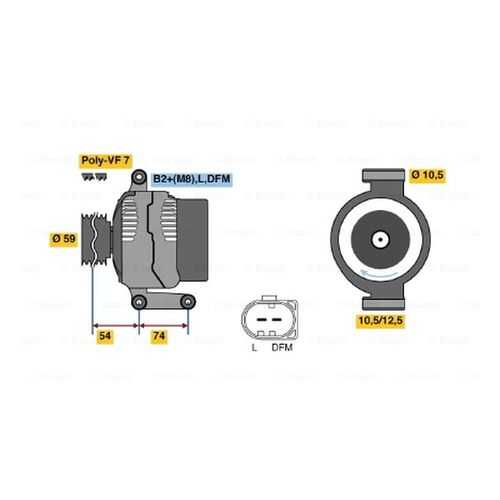 Генератор Bosch 0 986 047 920