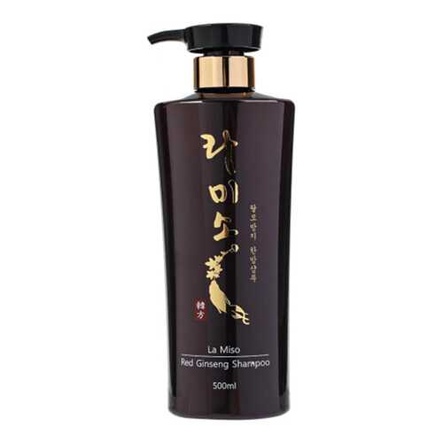 Шампунь La Miso Red Ginseng Shampoo с экстрактом красного женьшеня 500 мл