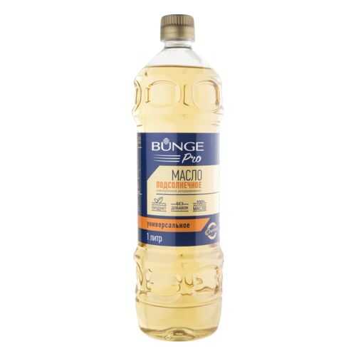 Масло подсолнечное Bunge Pro рафинированное дезодорированное 1 л