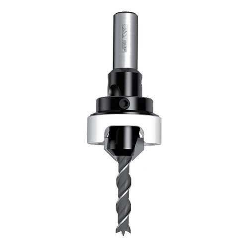 Сверло с зенкером и ограничителем 45°HW Z2  S=8  D=4/12 RH CMT 521.412.11A