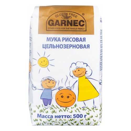 Мука рисовая Гарнец цельнозерновая без глютена 500 г