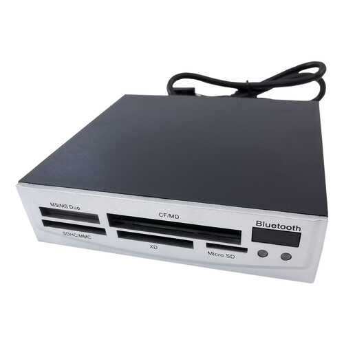 Переходник Gembird FDI2-ALLIN1-S-BT панель в корпус 3.5 дюйма картридер Bluetooth 2.0