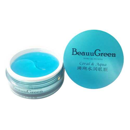 Патчи для глаз BeauuGreen Coral&Aqua Hydrogel Eye Patch