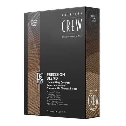 Краска для волос American Crew Precision Blend натуральный оттенок 4/5 3х40 мл