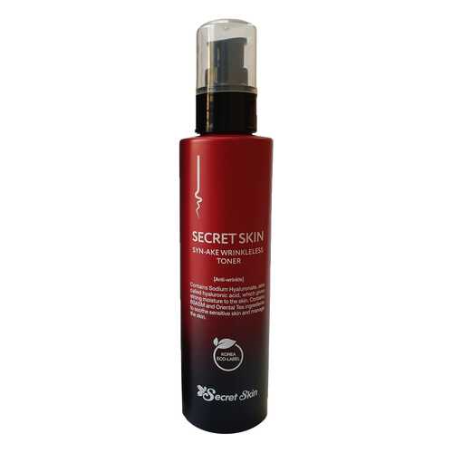 Тонер Secret Skin Syn-Ake Wrinkleless Toner с пептидами змеиного яда 150 мл