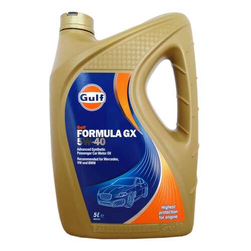 Моторное масло Gulf Formula GX 5W-40 5л
