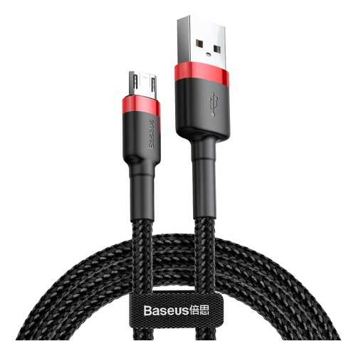 Кабель Baseus microUSB 2m Red/Black/Black