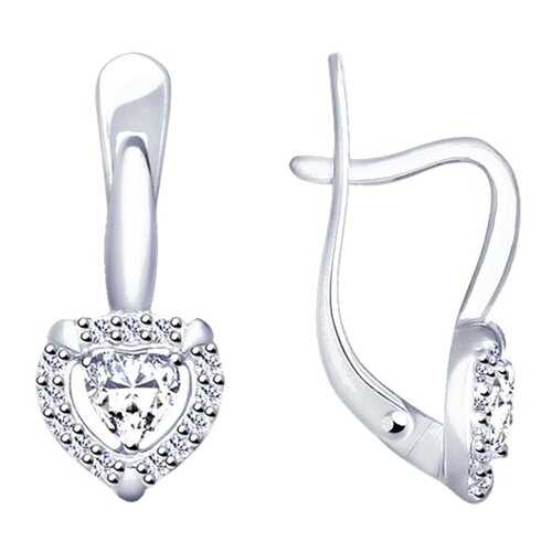 Серьги SOKOLOV из серебра со Swarovski Zirconia 89020102