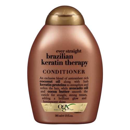 Кондиционер для волос OGX Brazilian Keratin Therapy Ever Straight Conditioner 385 мл