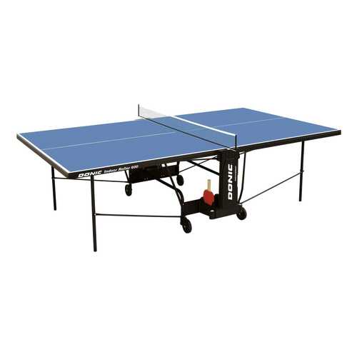 Теннисный стол Donic Indoor Roller 600 синий, с сеткой