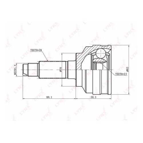 Шрус LYNXauto CO-5105