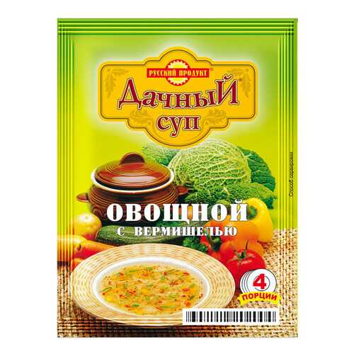 Суп дачный Русский Продукт овощной с вермишелью варочный 60 г