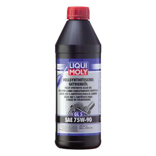 Трансмиссионное масло LIQUI MOLY Vollsynthetisches Getriebeoil 75w90 1л 1950