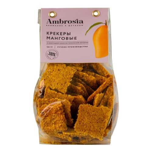 Крекер фруктово-ореховый Ambrosia Кокос-Манго 100г Россия