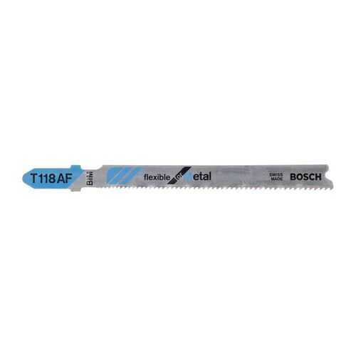 Набор пилок для лобзика Bosch T 118 AF, BIM 2608634694