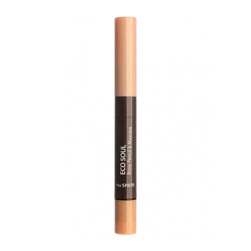 Тушь- карандаш для бровей Eco Soul Brow Pencil & Mascara 01 Light Brown 0,2гр/2,5мл