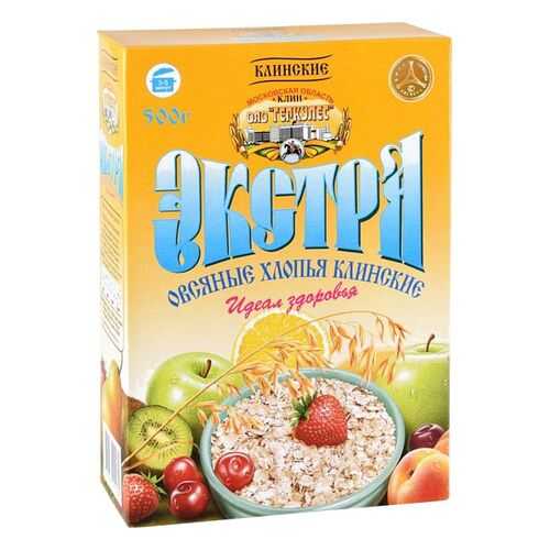 Хлопья овсяные Клинские экстра 500 г